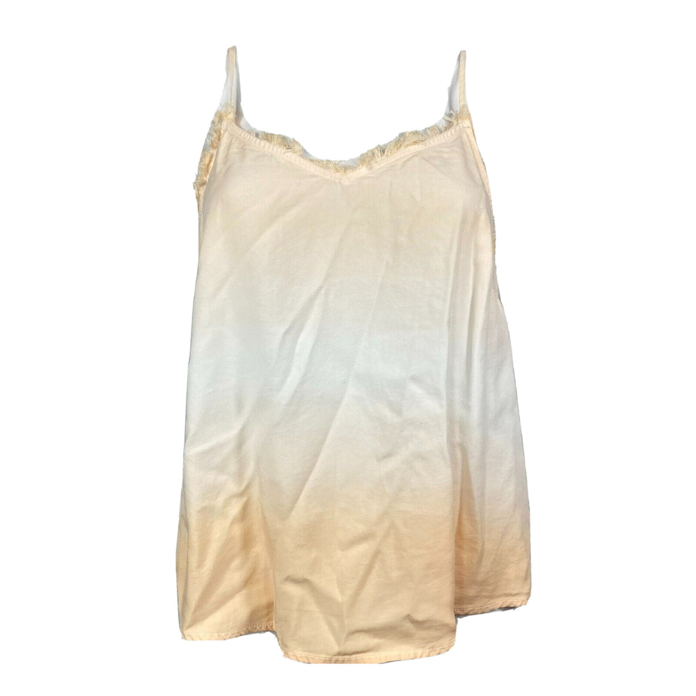 NWT Velvet Heart Top Womens Sz XS Peach Camisole Tank Fringe Spaghetti Strap